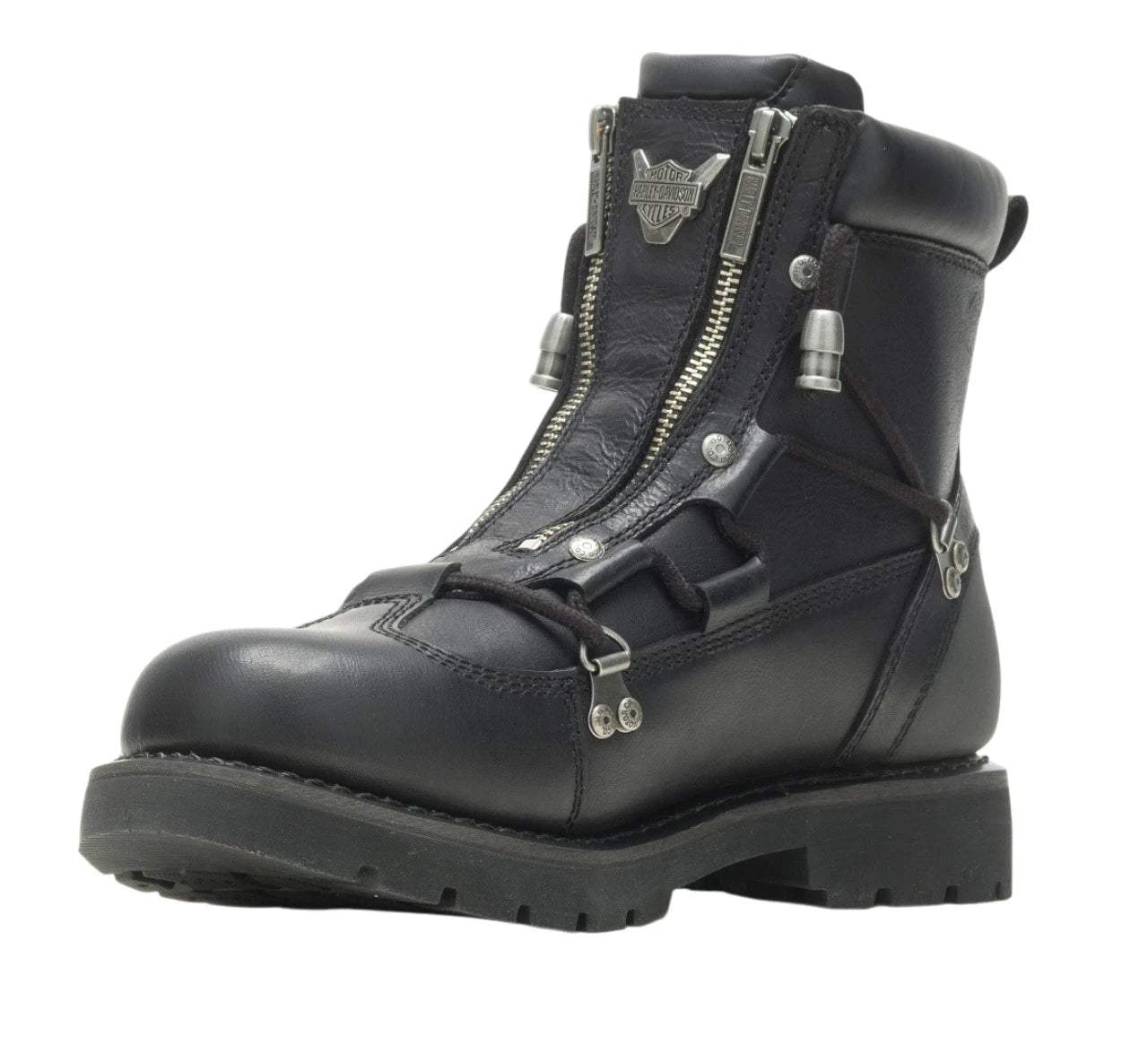 Brake Light Flash Riding Boots for Harley-Davidson (D96274, Size 11.5)