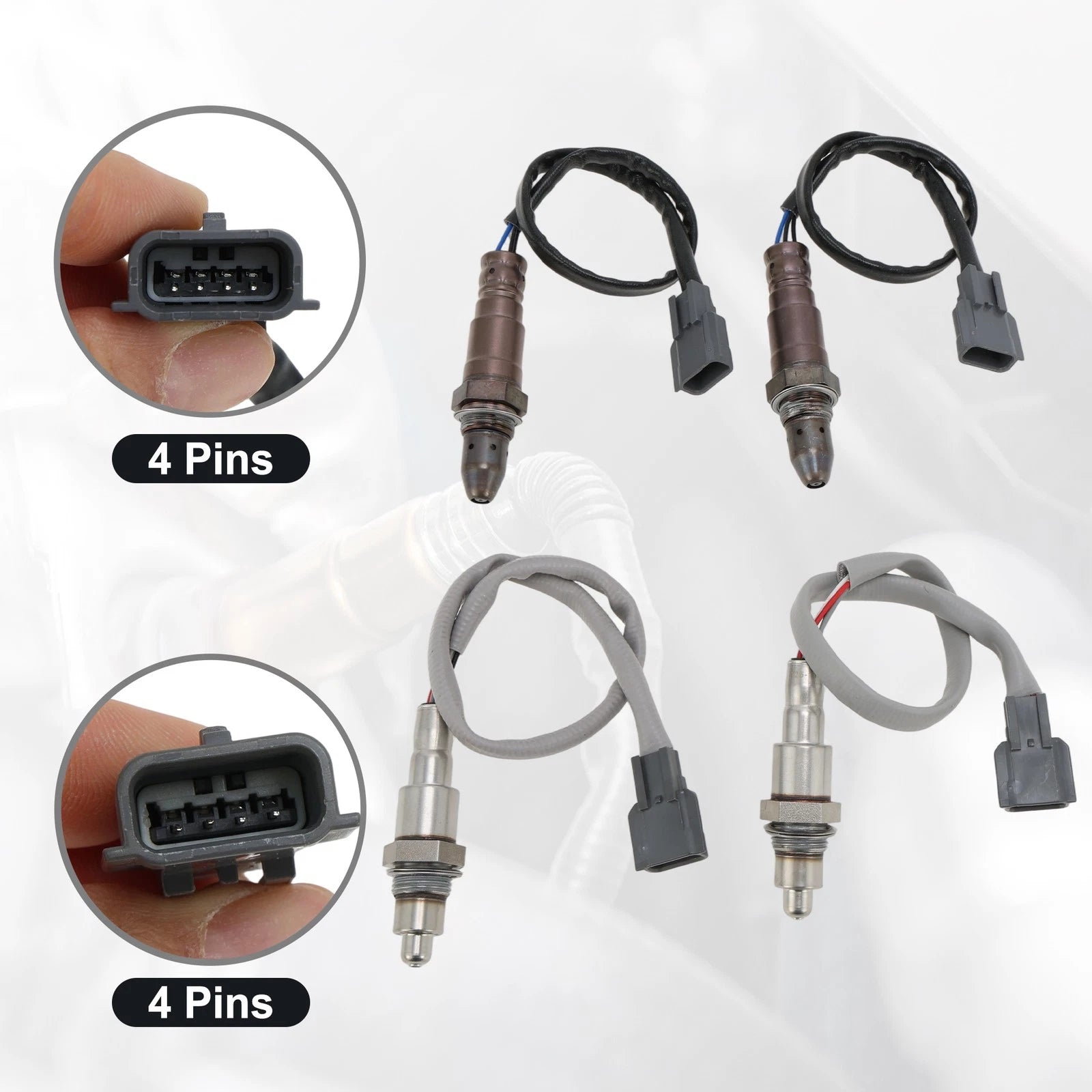 Set of 4 Upstream & Downstream Oxygen Sensors for Nissan Altima V6 (2002–2006) 2349148