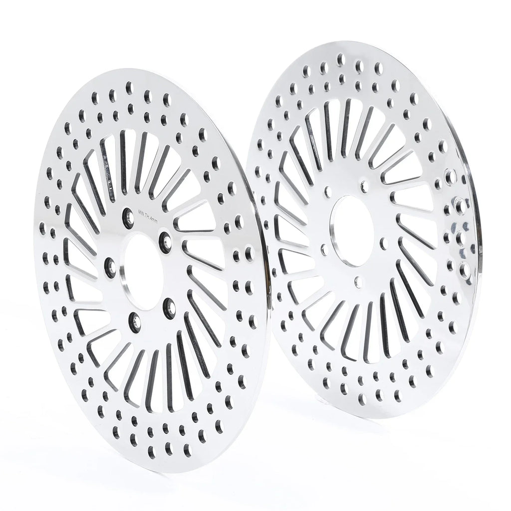 11.8in Front Rotors & Bolts for Harley Touring & Dyna (2008-2023) (2006-2017)