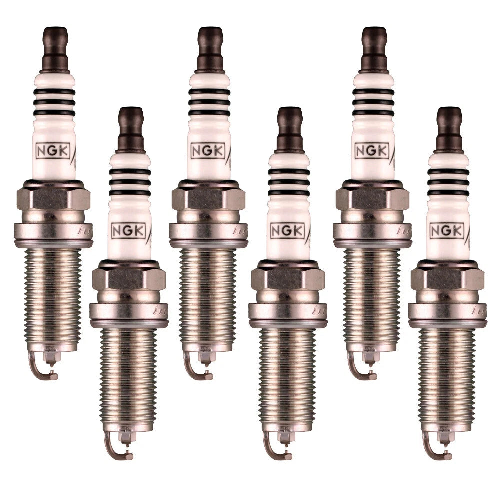 Set of 6 NGK Laser Iridium Spark Plugs for Lexus GS300 GS450h IS250 IS350 (1998–2019)