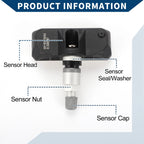 Tire Pressure Sensor 36118378682 for BMW 325Ci 330Ci (2002–2006) 433MHz