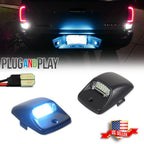2X Ice Blue LED License Plate Lights for Toyota Tacoma (2005–2015) & Tundra (2000–2013)