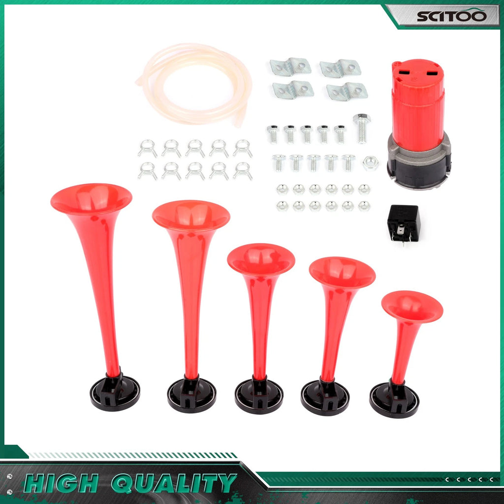 5 Trumpet Air Horn for Car Train (130DB)