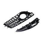 Pair Fog Grille Cover for Audi A4 (2008–2012) 8K0807681C01C