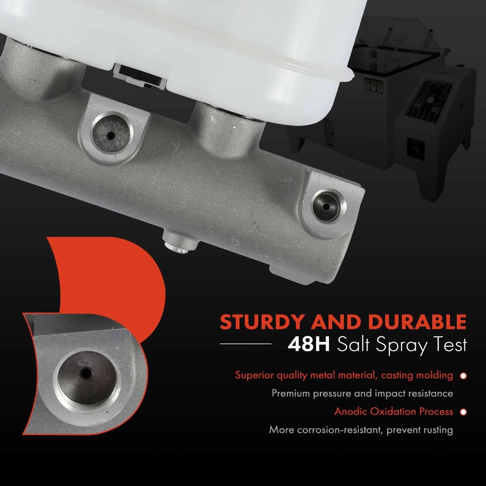 Brake Master Cylinder with Reservoir & Sensor for Ford E-350 Super Duty