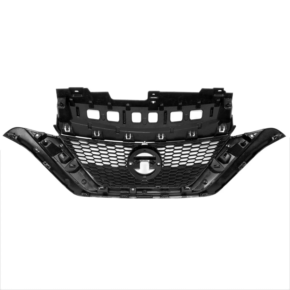 LED DRL Bar Headlights for Nissan Rogue (2014–2016) Black Housing Clear Side