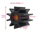 Impeller Kit for Jabsco 22120-0001, CEF 500104, Sie 18-3287, Volvo 834794, 876120