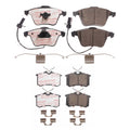 PowerStop Front & Rear Carbon Fiber Ceramic Brake Pad Kit for Audi A4 A6