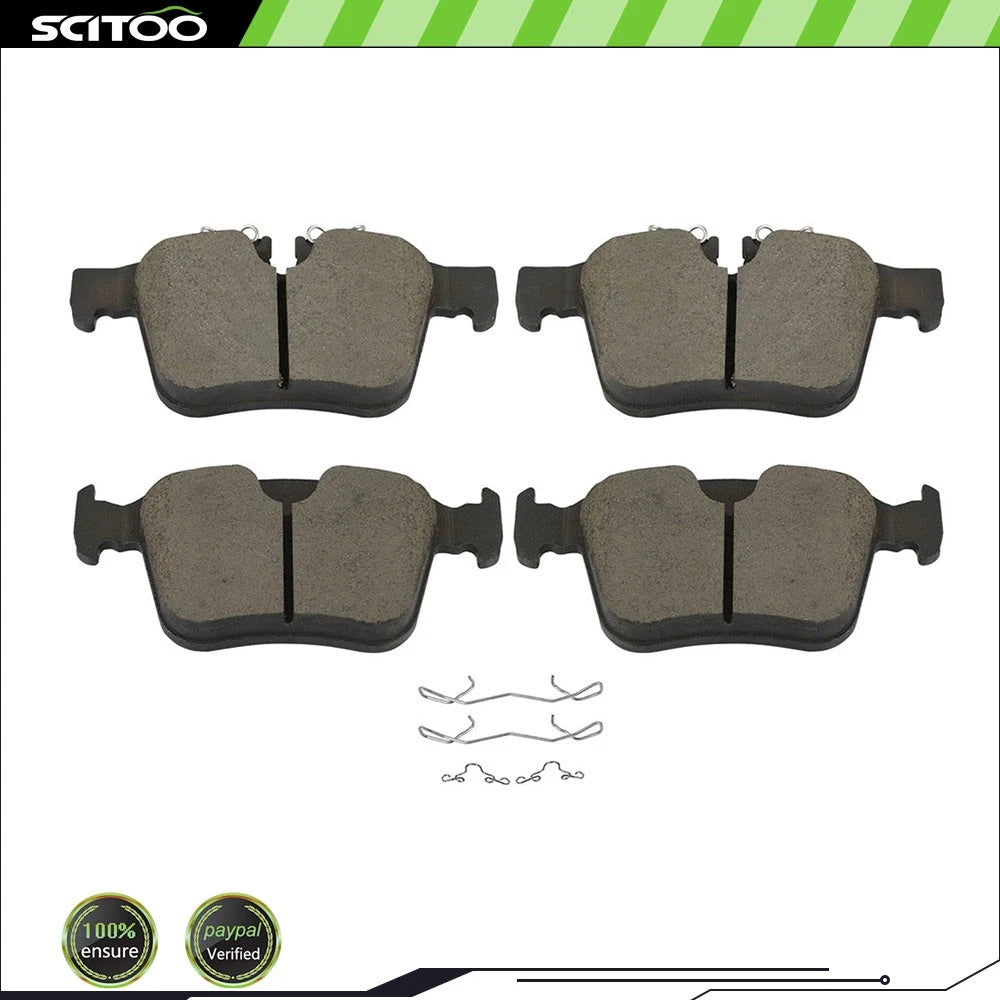 4X Ceramic Brake Pads for Jaguar XE (2016–2018) Rear