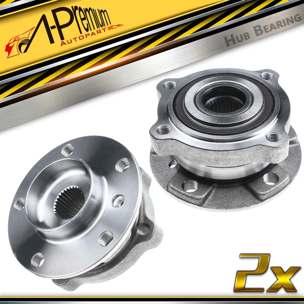 2X Front Wheel Hub & Bearing Assembly for BMW X5 X6 (2010–2013)