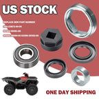2X Steering Stem Bearing Seal Holder Nut for Yamaha Kodiak 400 450 (1993–2000)