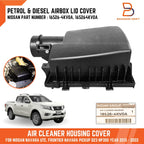 Air Cleaner Box Lid Cover for Nissan Navara NP300 D23 (2015-2023)