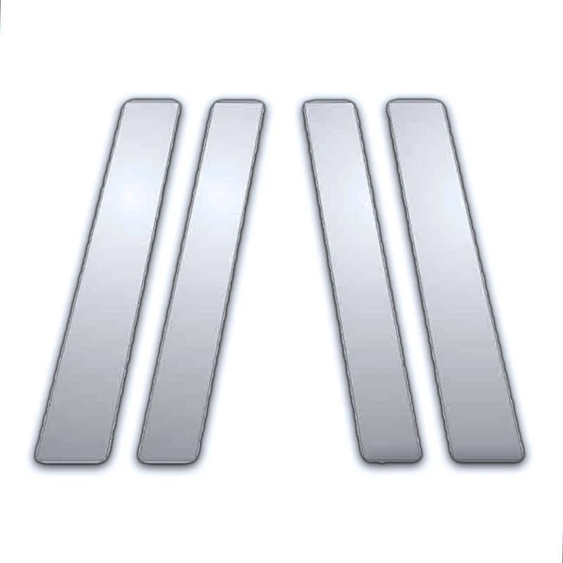 4Pc Chrome Pillar Post Covers Replacement for Nissan Sentra (2007–2012)