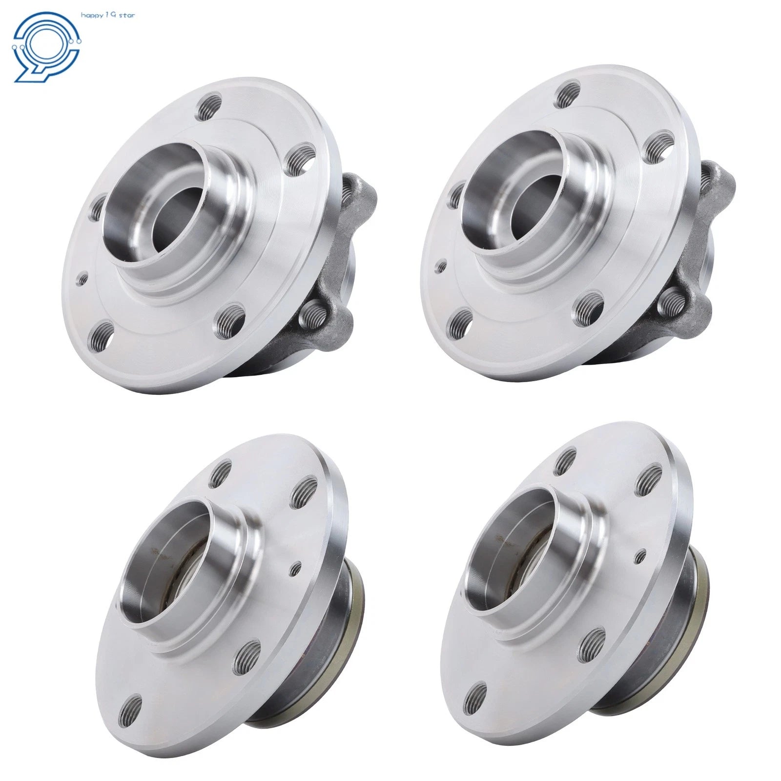 Set of 4 Wheel Bearing & Hub Assembly for VW Tiguan Jetta Passat Eos (FWD)