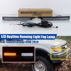 LED Daytime Running Light Fog Lamp w/ Turn Signal for Toyota Tacoma (1998–2020)