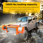 12V Electric Recovery Winch 13500LBS for Trailer Truck SUV