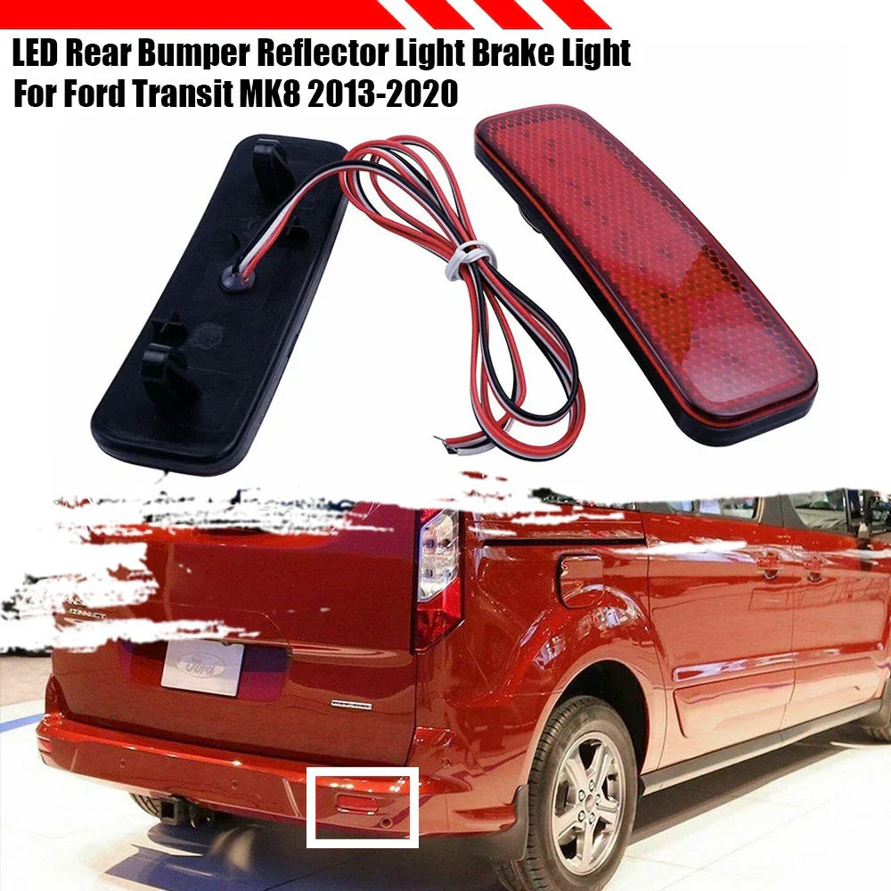 LED Rear Bumper Reflector Light for Ford Transit MK8 (2013–2020)