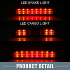 Tail High Mount Brake Stop Light CC3Z13A613B for Ford F-250 (1999–2016) Red