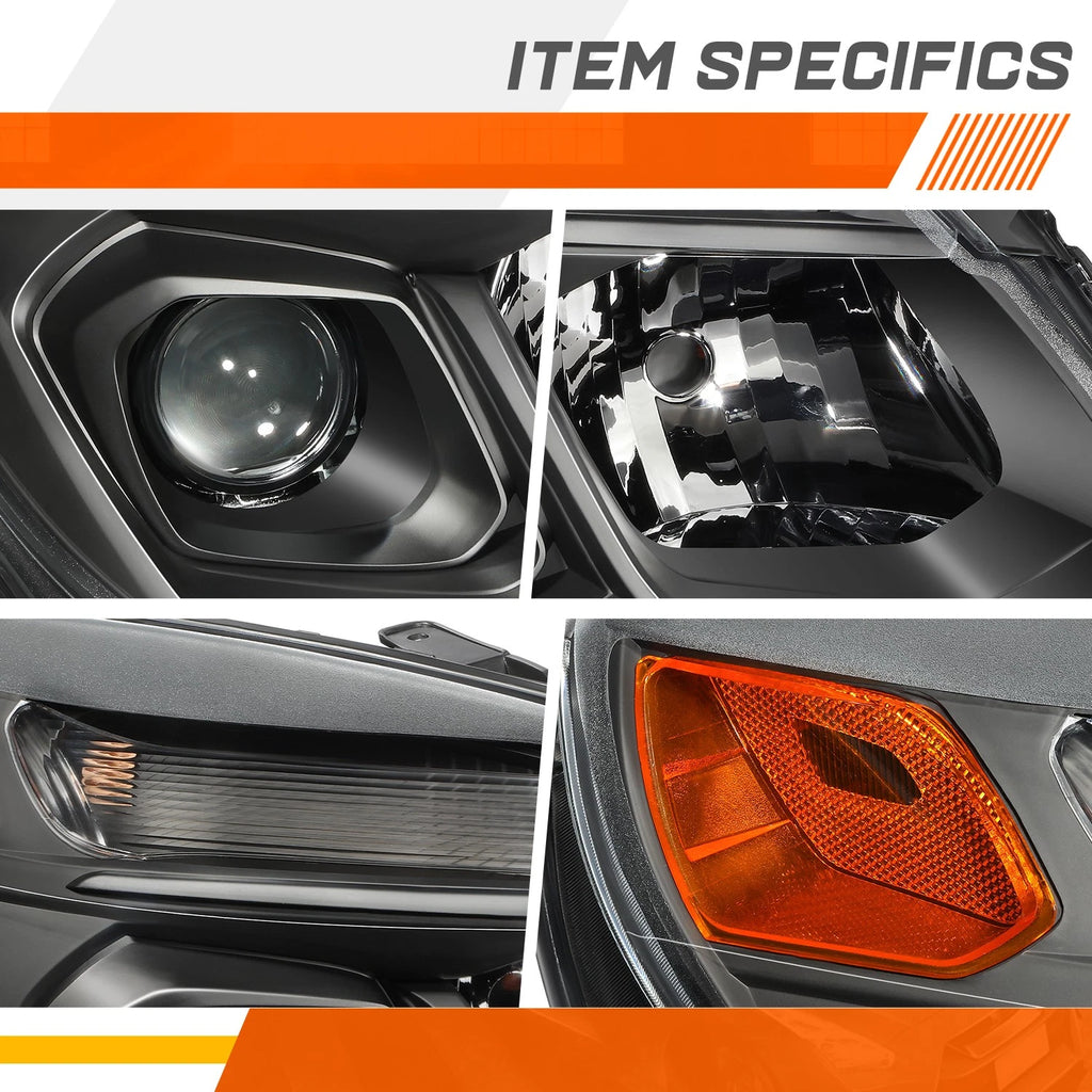 Projector Headlights with Signal Lamp for Chevy Equinox (2016–2017)