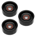 Set of 3 Accessory Drive Belt Idler Pulleys for Ford F-150 (2004–2008)
