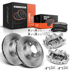 Front Brake Rotor & Pads + Brake Caliper for Ford Explorer (1995–2000)