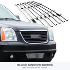 Tow Hook Grill Insert for GMC Yukon/XL (2007-2014) Stainless Silver Billet