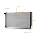 Cooling Radiator for Lexus NX300H (2015–2021) DPI-13515
