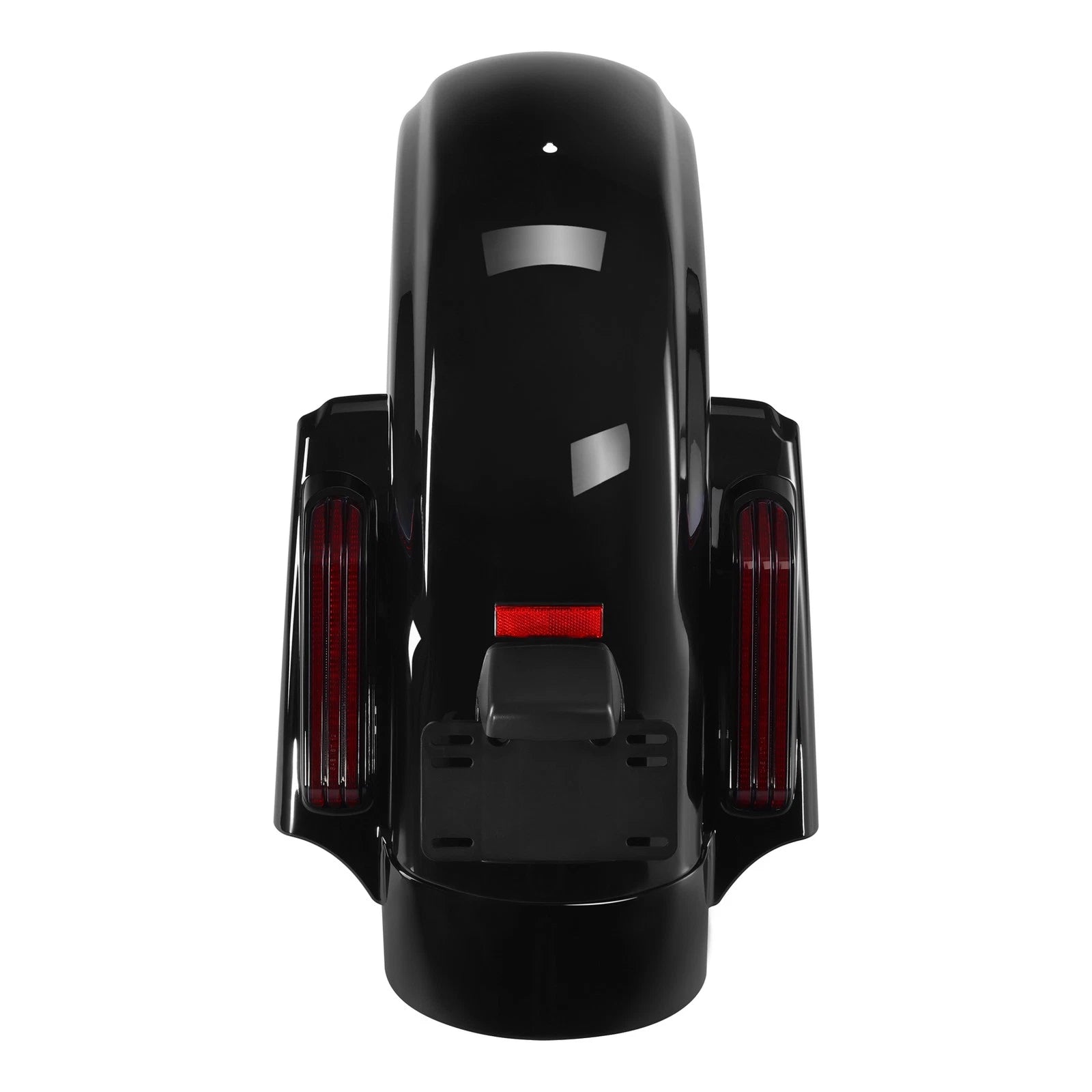 Vivid Black LED Rear Fender System for Harley Touring Road Glide (2014–2024)