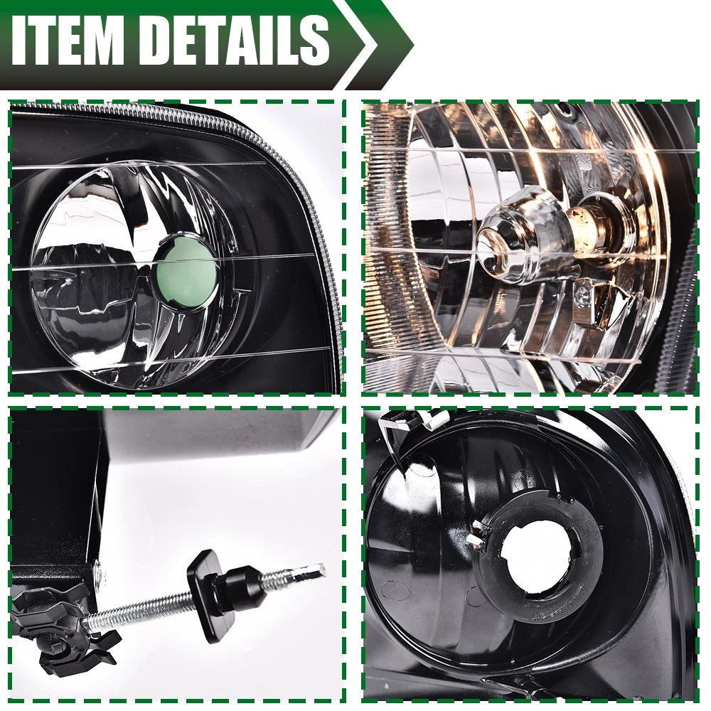 Headlight and Corner Light Assembly for Ford F150, Expedition (1997–2003)