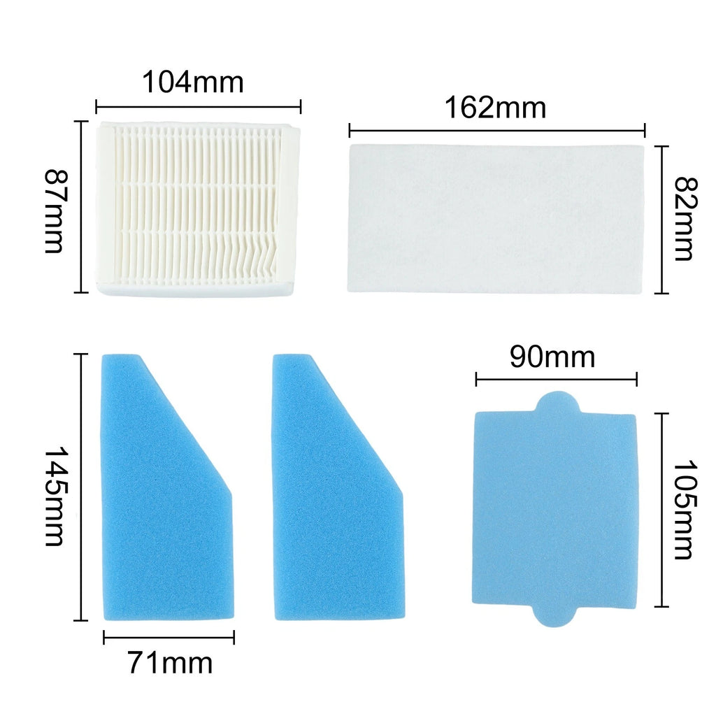 Filter Set 5X for Aqua+ Anti Allergy (Home Clean & Parquet)