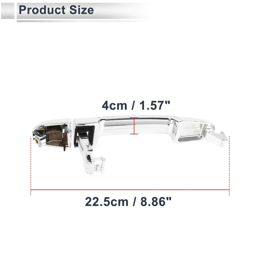 Front Left & Right Car Exterior Door Handles for Hyundai Elantra (2007-2012)