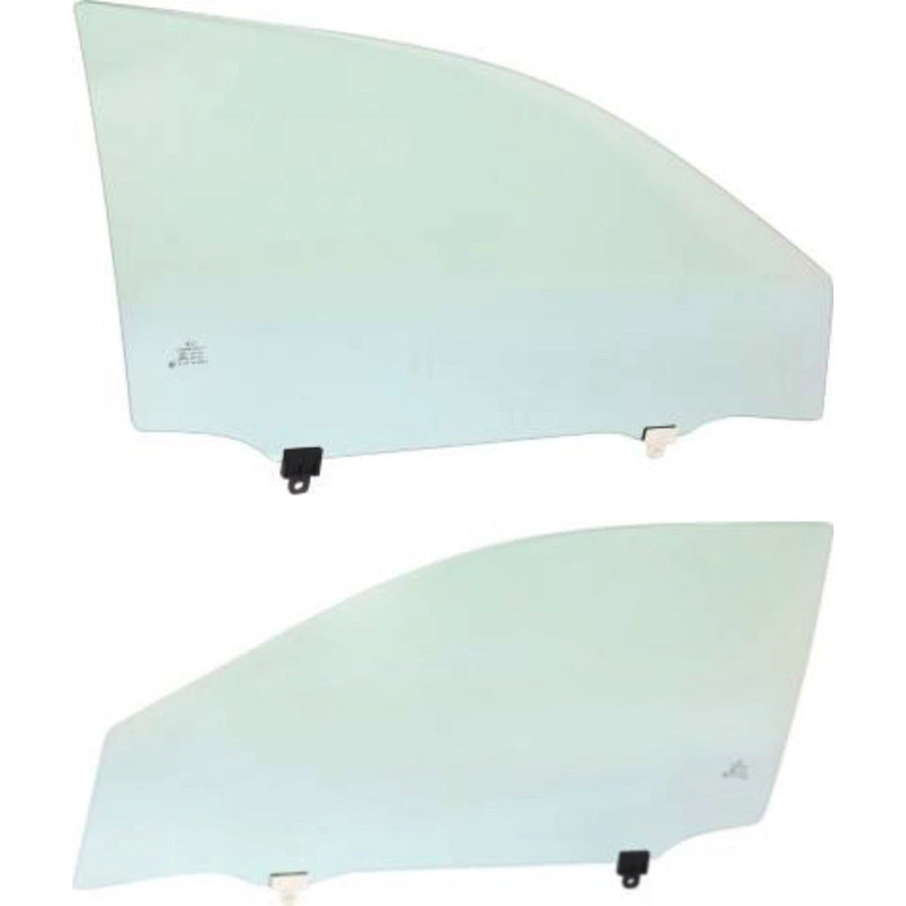 Set of 2 Door Glass for 2009-2013 Toyota Corolla