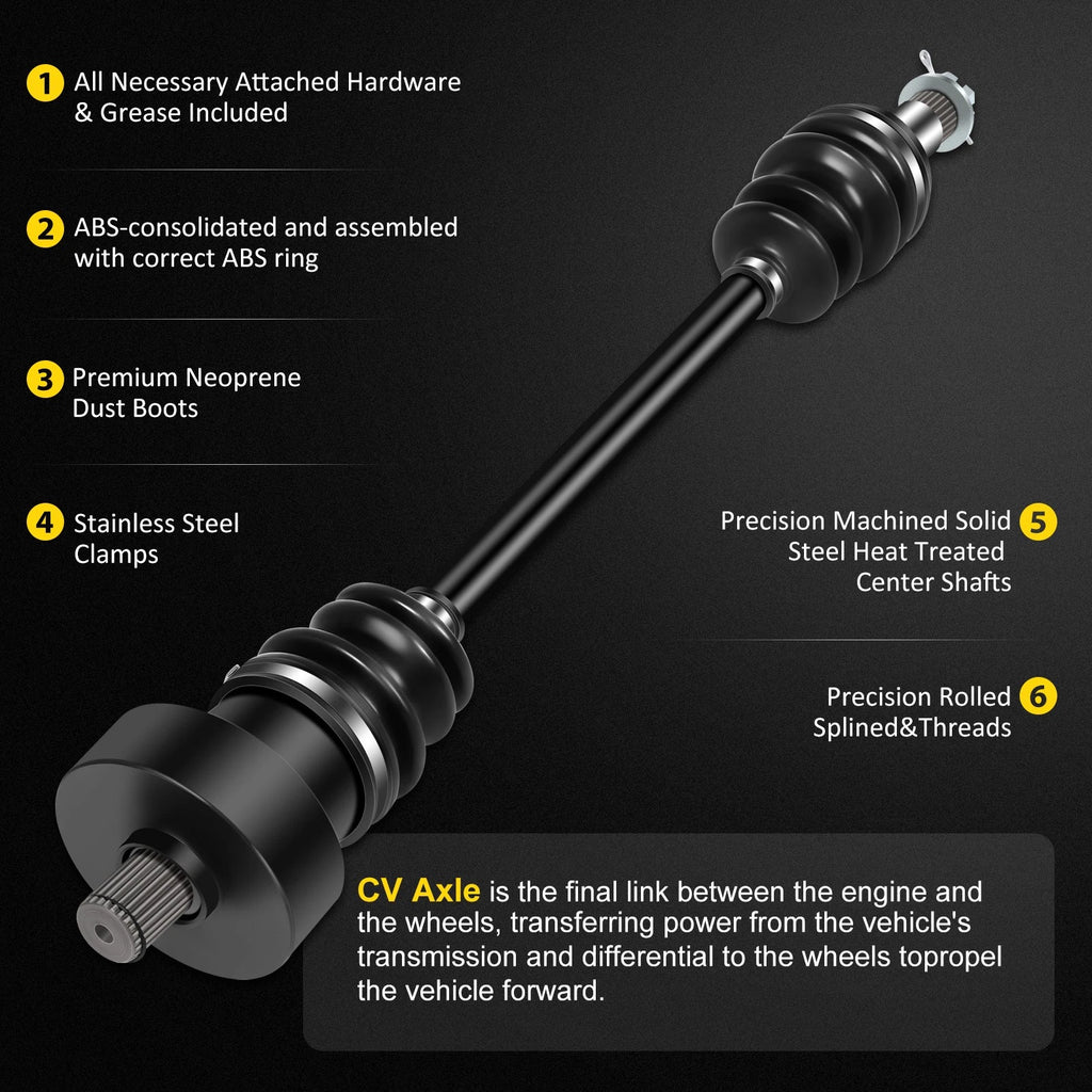 CV Axles for Arctic Cat Prowler 550 650 HDX XT XTZ XTX (2006–2014)