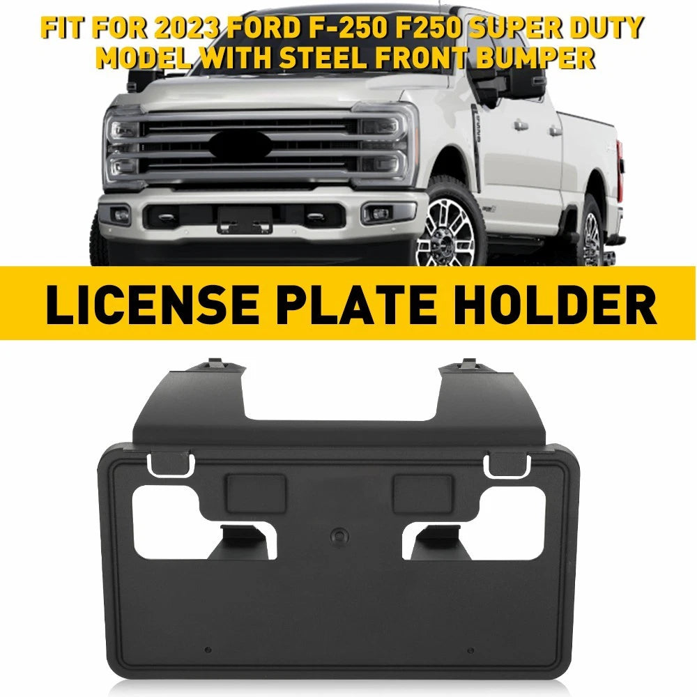Front Bumper License Plate Bracket for Ford F250 Super Duty (2023) PC3Z-17A385-AA