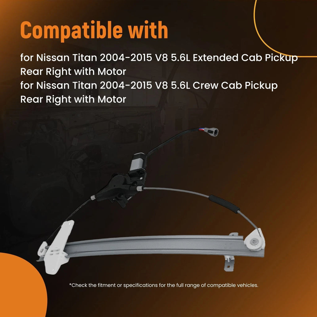 Rear Right Window Lifter for Nissan Titan (2004-2015)