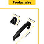 Exterior Door Handle for Hyundai Sonata (2007–2010) Rear Left/Right