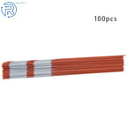 Set of 100 Reflective Snow Stakes for Driveway Markers (6 FT)