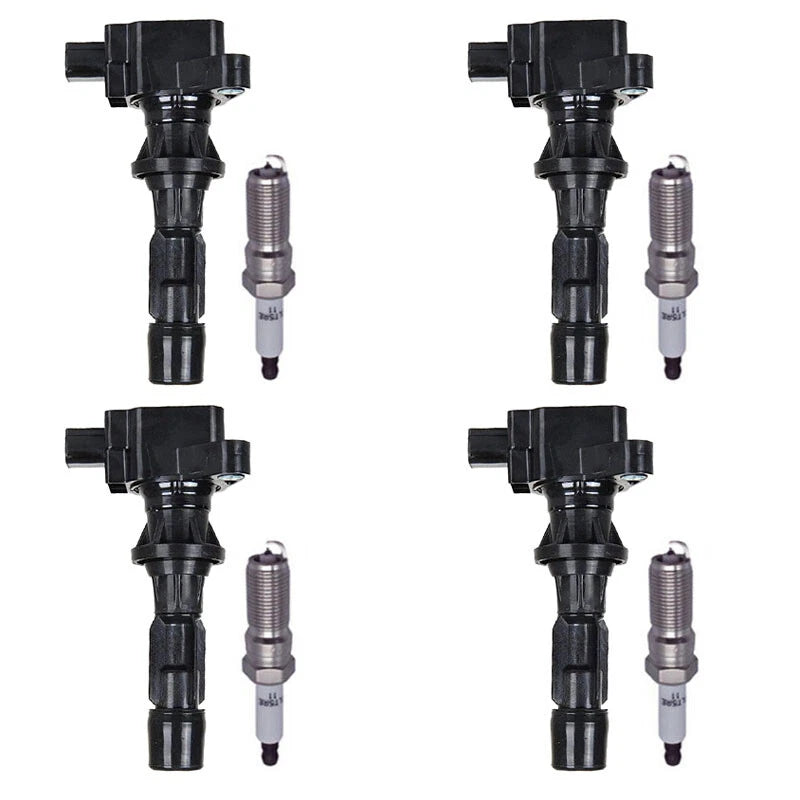 Set of 4 Ignition Coils + 4 Iridium Spark Plugs for Mazda MX-5 (2006–2013)