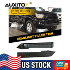 Set of 2 Front Bumper Headlight Filler Trim Panels for Toyota Tacoma (2012–2015)