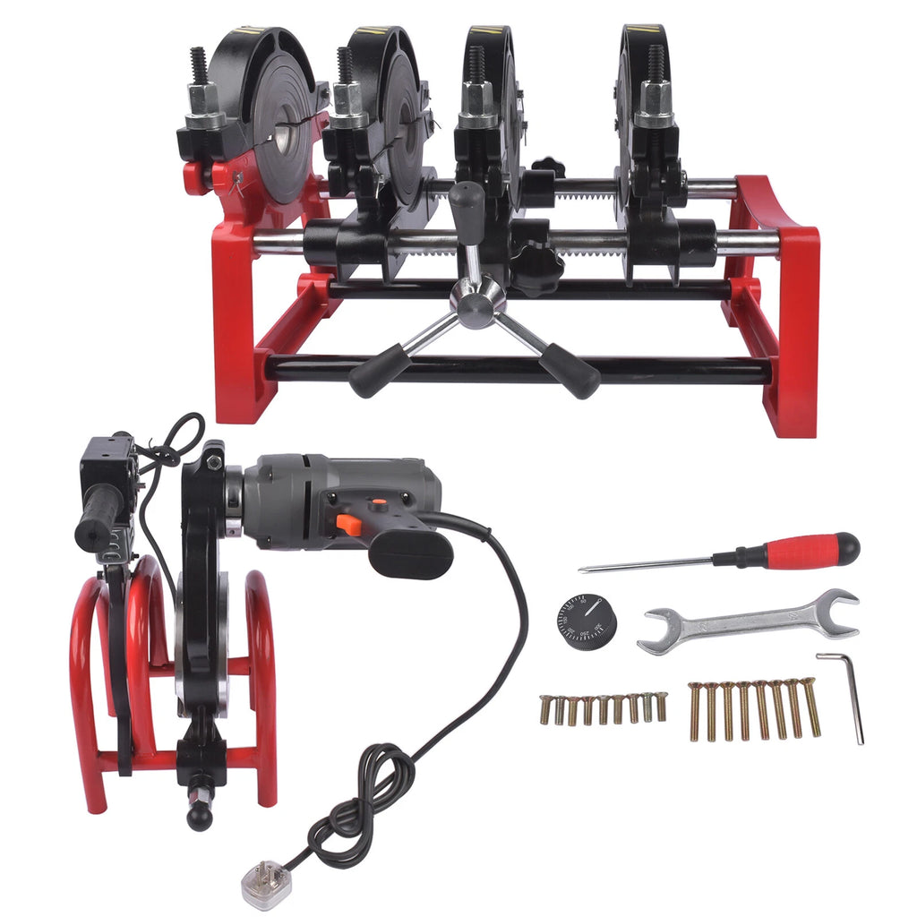 Set of 4 Clamps for Manual Piping Pipe Fusion Welder (63-160MM)