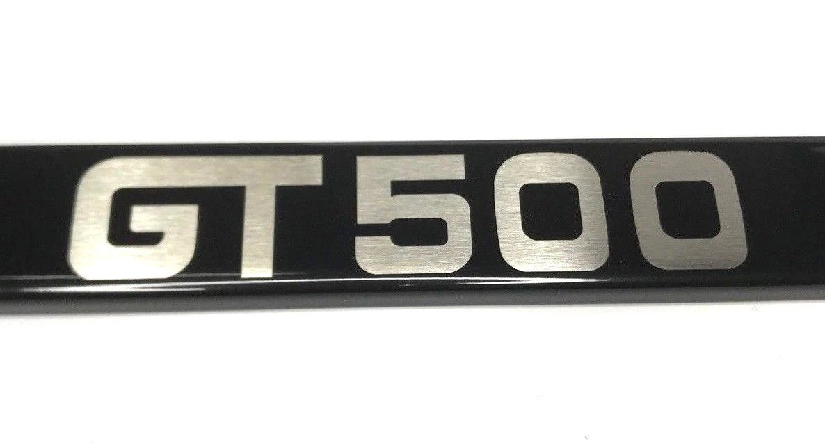 License Plate Frame Front Black Licensed Laser Etched for Ford Mustang GT500 (2007–2014)