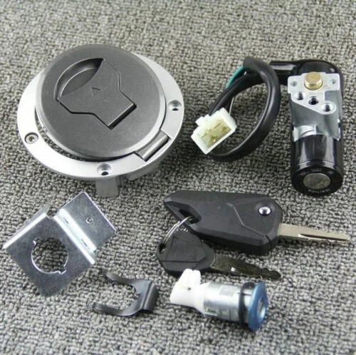 Fuel Gas Cap Ignition Switch Seat Lock with 2X Keys for Honda Grom 125 (2017–2022)