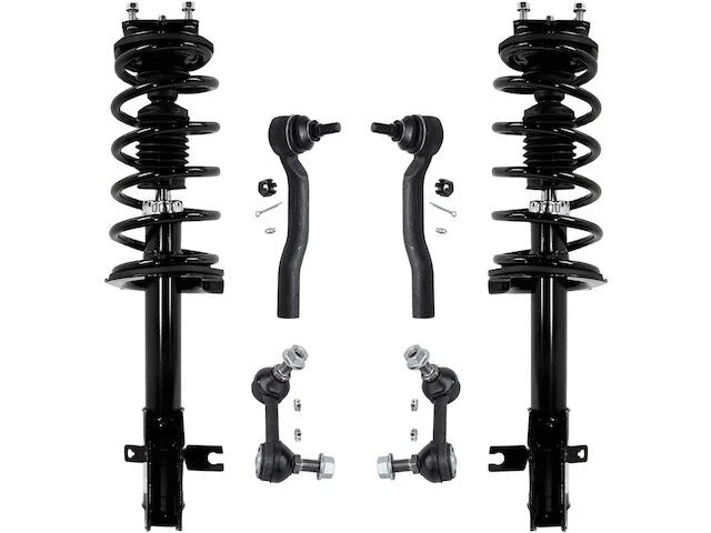 Front Strut Coil Spring Sway Bar Link Tie Rod End Kit for Mazda CX-9 (2007–2015)
