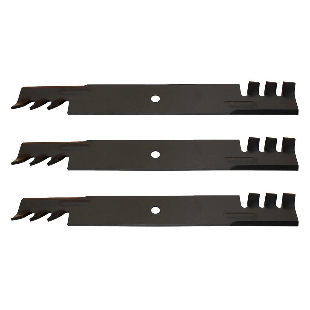 3X Toothed Blades for Exmark 103-2530 (Fits 396-740, 613111)