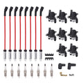 Set of 8 Ignition Coils, Spark Plugs & Wires for Chevy Silverado 1500 (YYYY–YYYY)