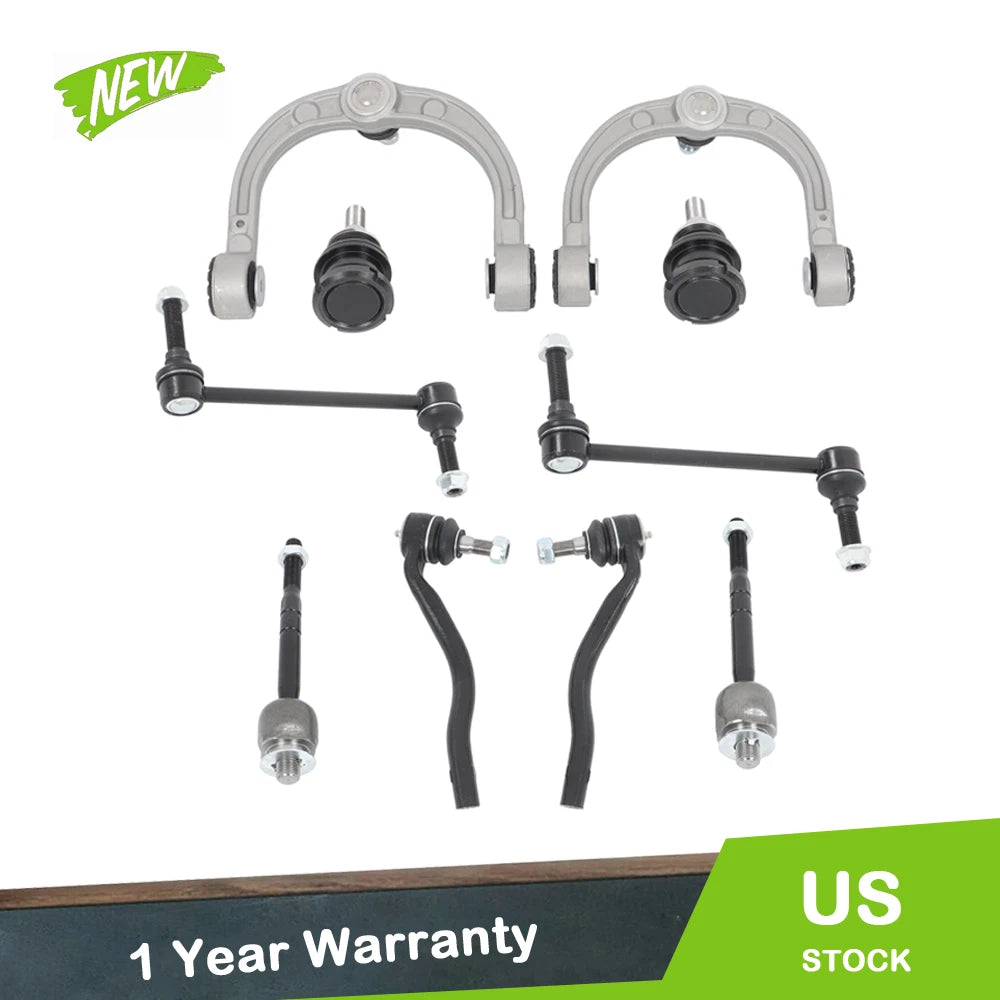 10pc Control Arm Ball Joint Tie Rod Set for Mercedes GL320 GL350 GL450 (2007–2012)