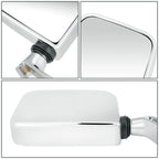OE Style Manual Side View Door Mirror Left for Jeep Wrangler (1987–1995) CH1320189