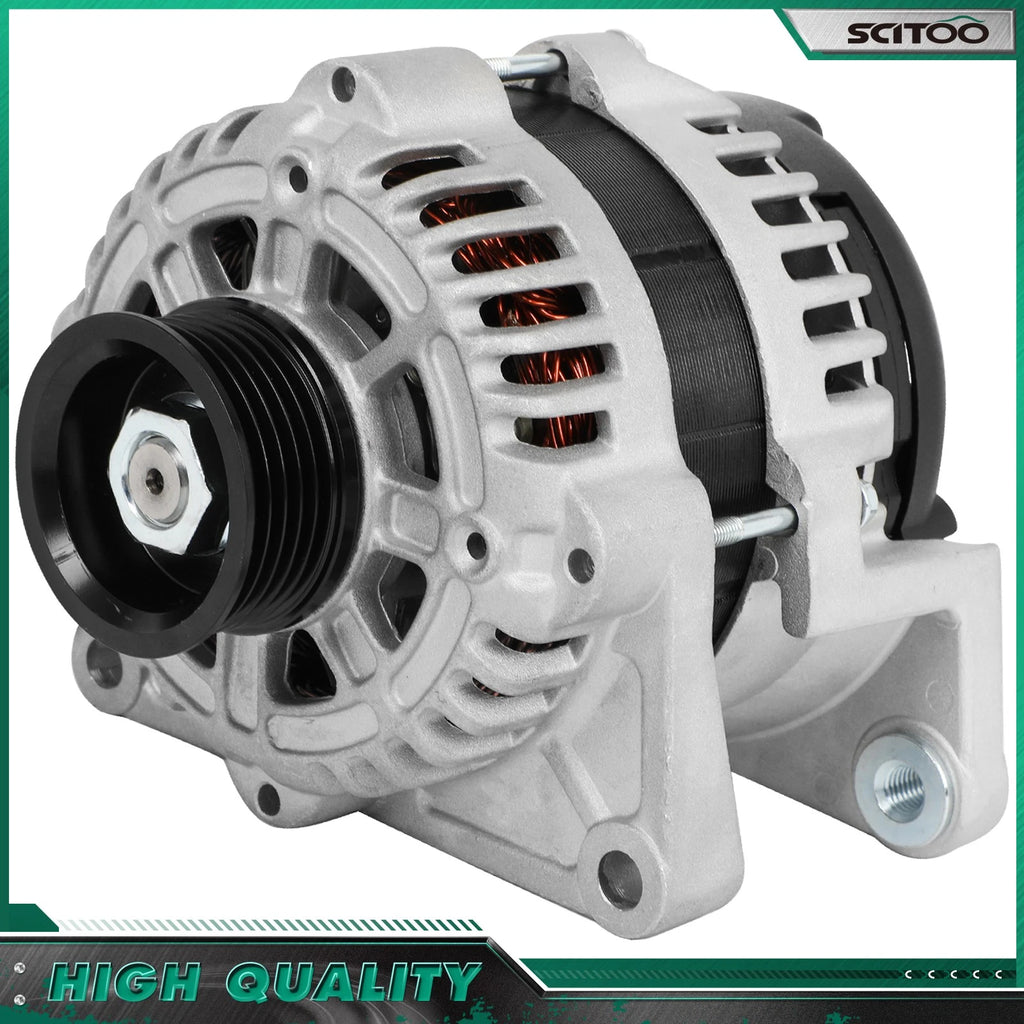 Alternator for Chevrolet Aveo (2009–2011) L4 1.6L 95Amp 12V CW 5-Groove