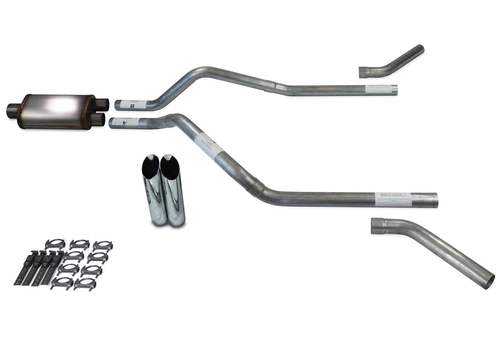 Dual Exhaust Kit for Chevy Blazer (2000–2004) - 2.5" Stainless Steel