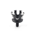 Rear Seat Bolt Tab Screw Mount for Harley (1996–Present) Black/White